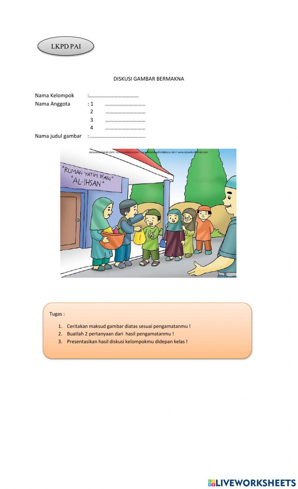 LKPD PAI KELAS 3 PERILAKU BERSYUKUR (GAMBAR BERMAKNA)