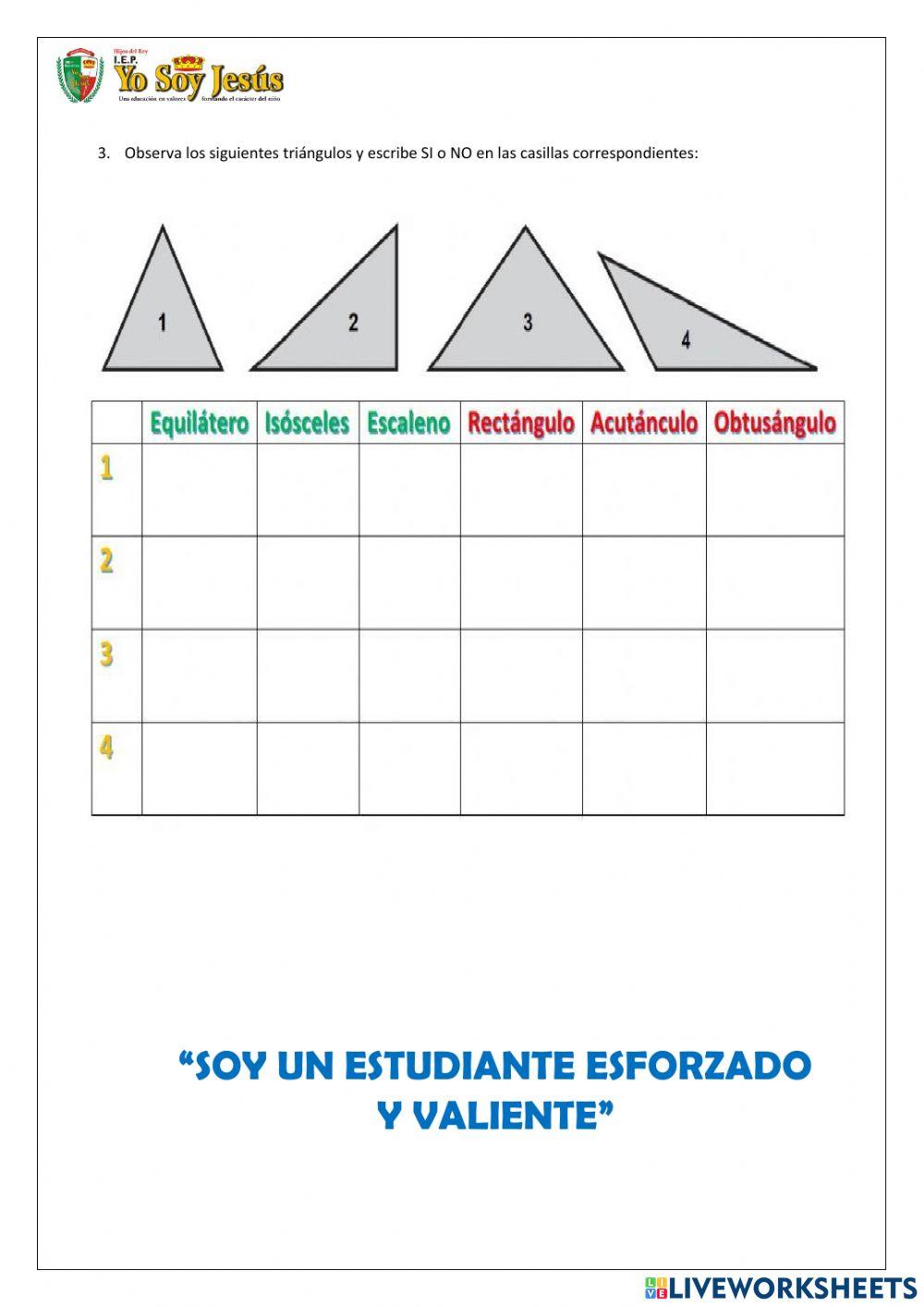 Examen de geometría