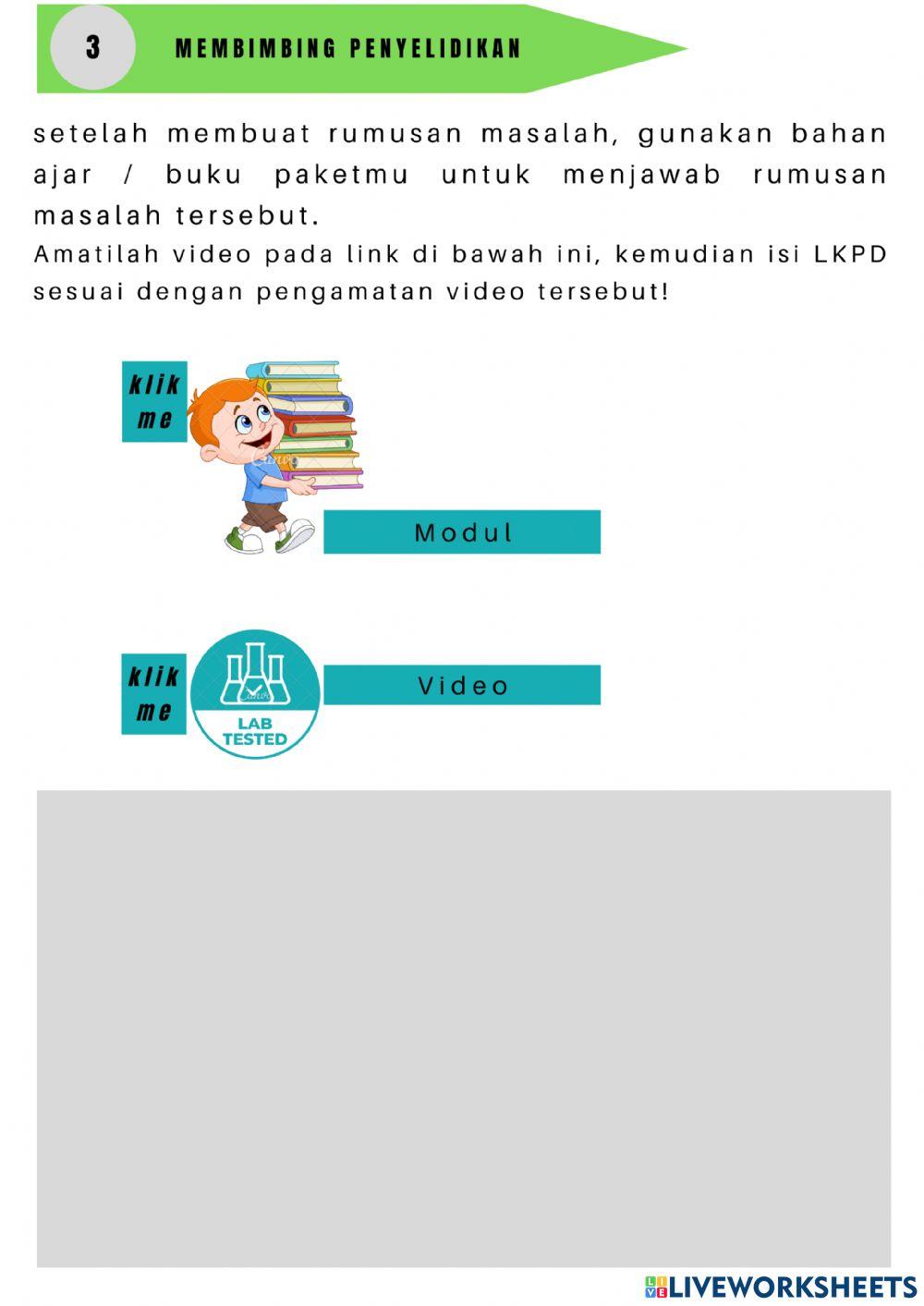 Lkpd sistem pencernaan makanan 1