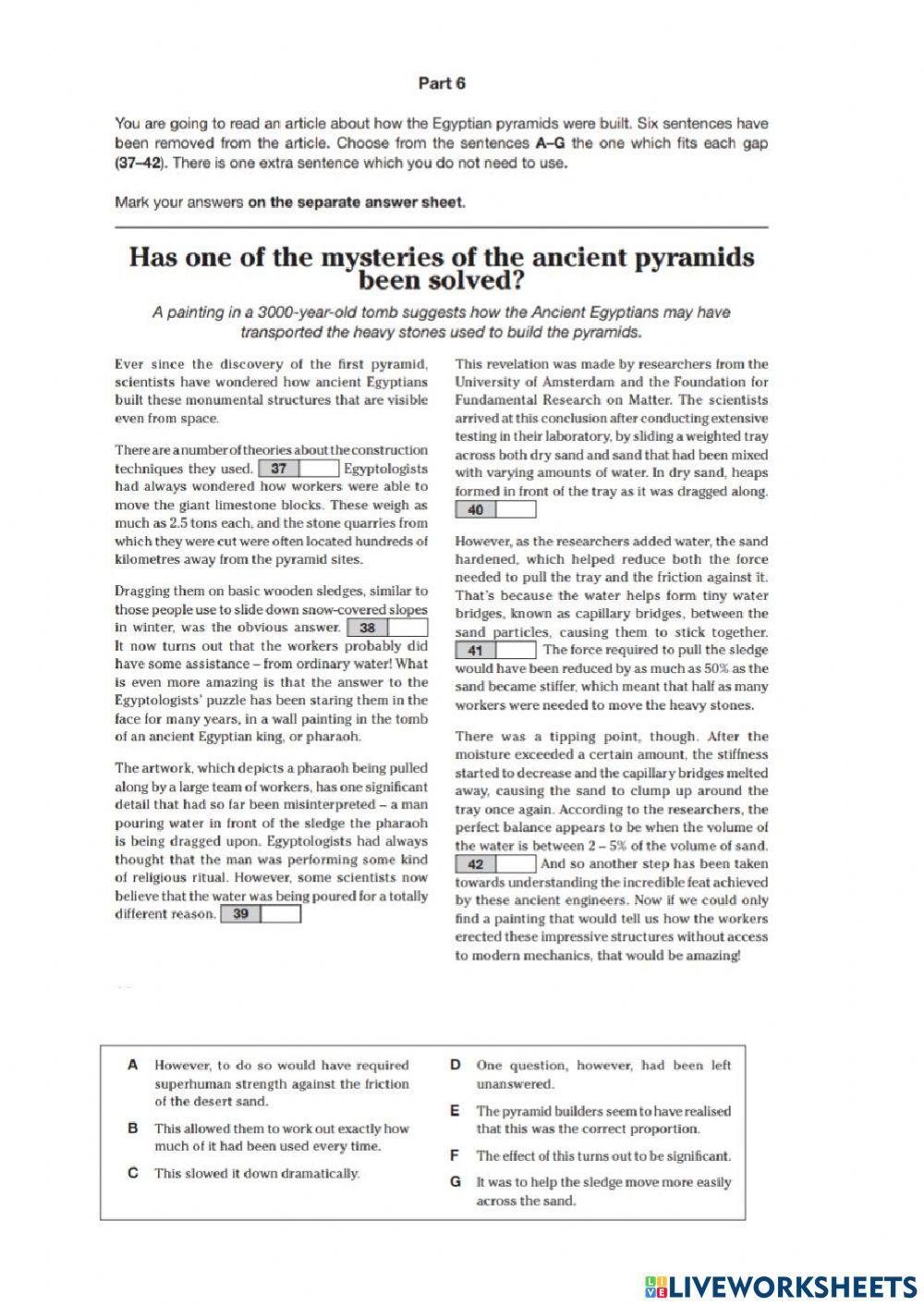 Fce final exam 2023 part 1