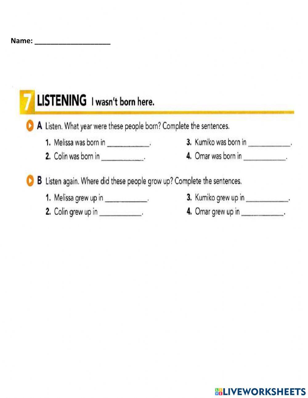 Where where you born