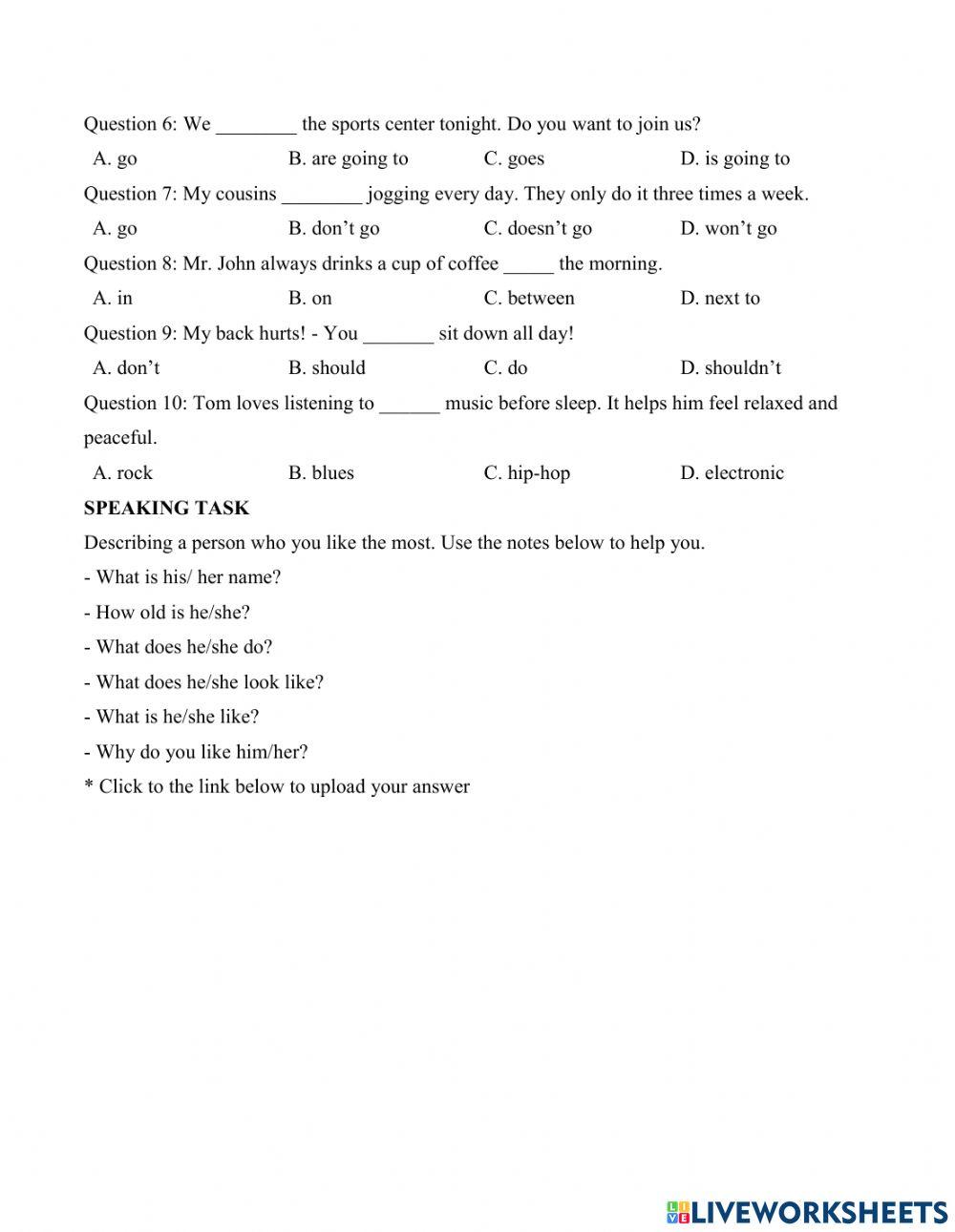 Sampe Test used ICT tools  - Group 4