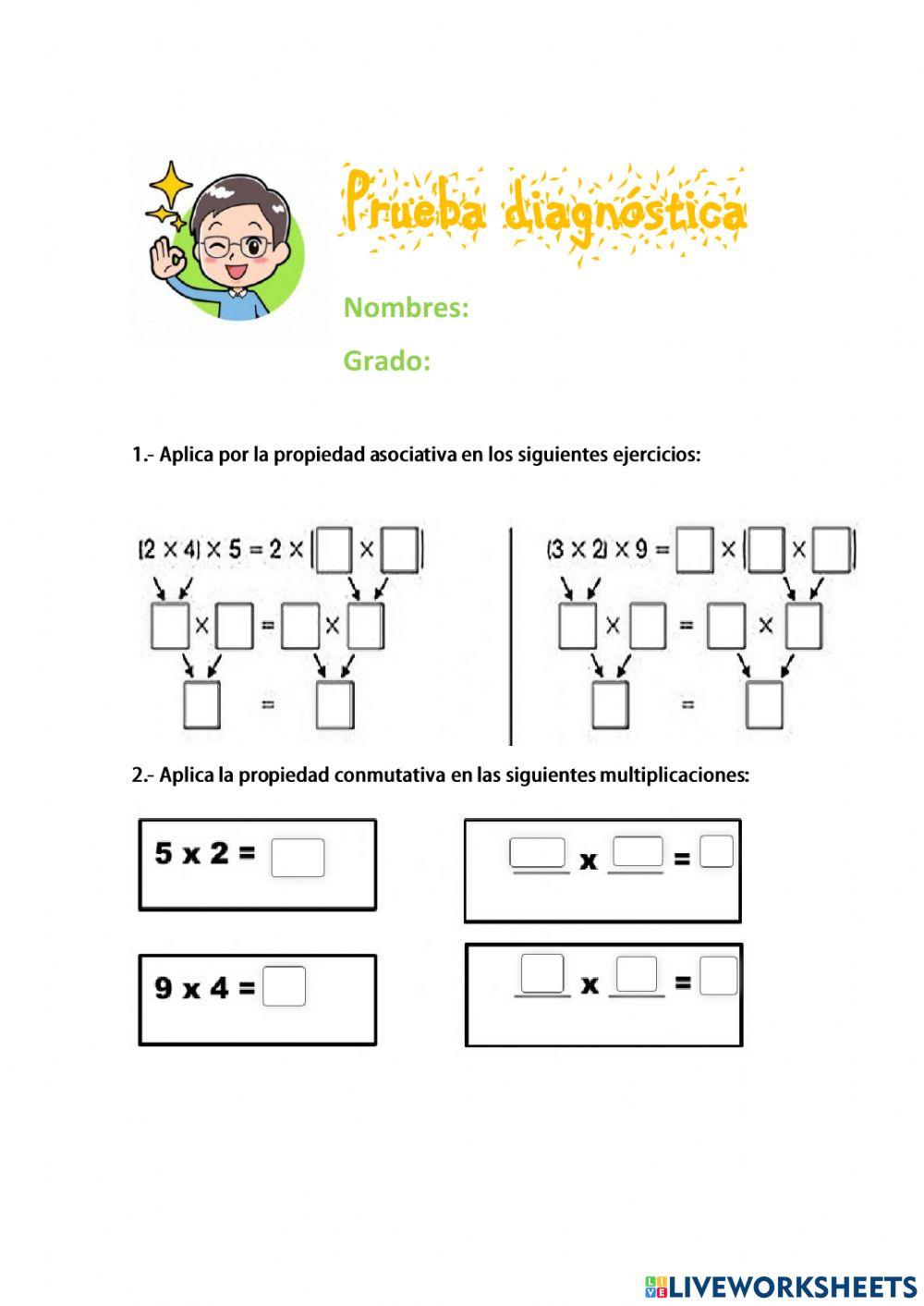 Asociativa y Conmutativa