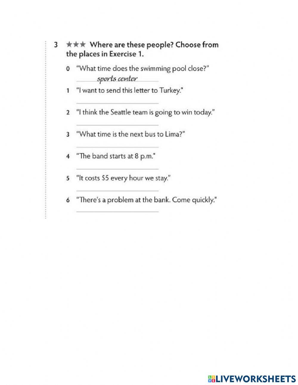 places-in-town-online-exercise-for-intermediate-live-worksheets