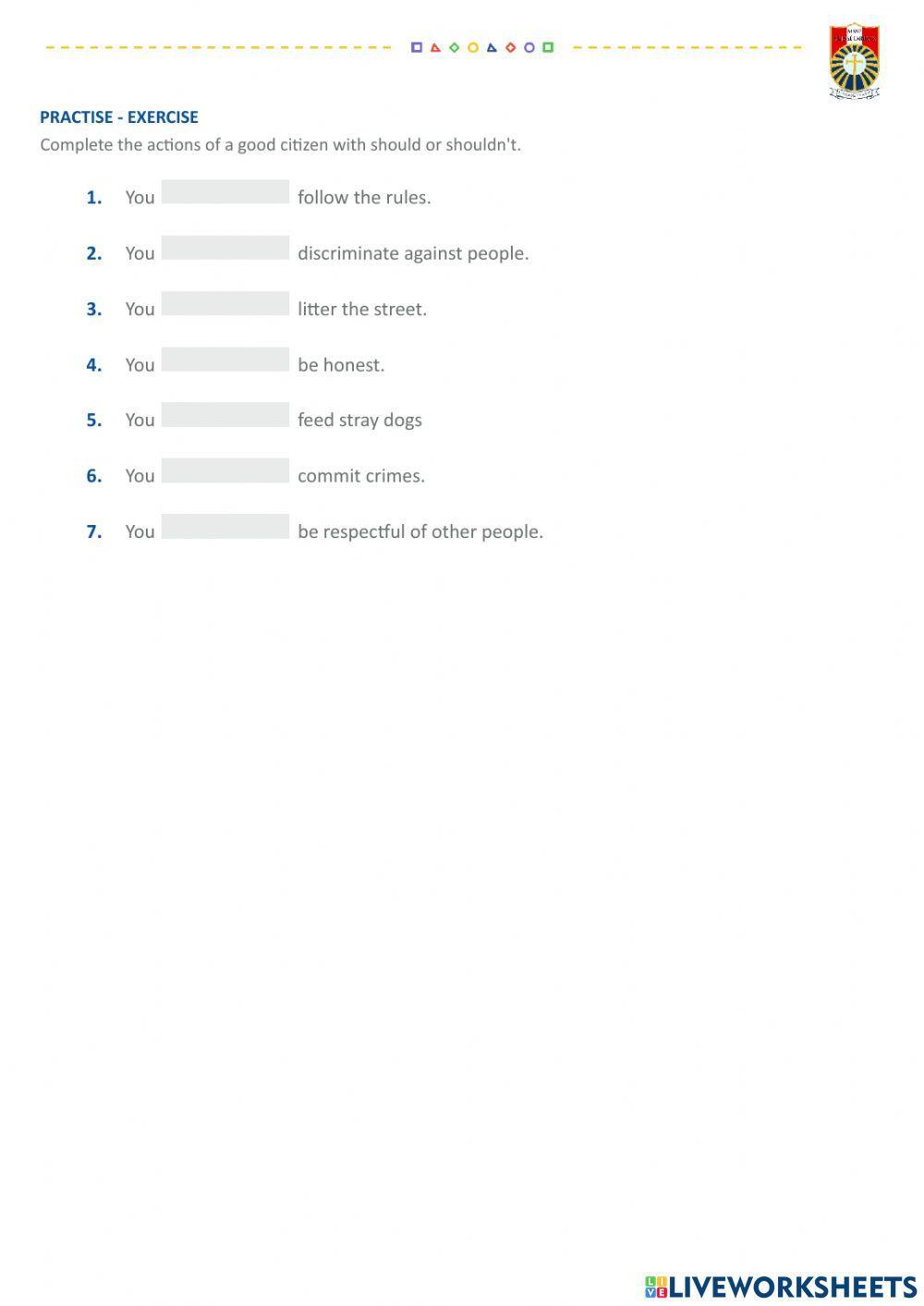 My actions are important