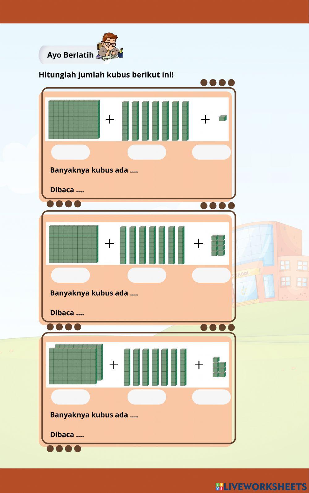 Lkpd math kelas 2 tema 1