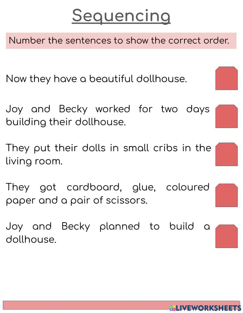 Story Sequences Story Sequences