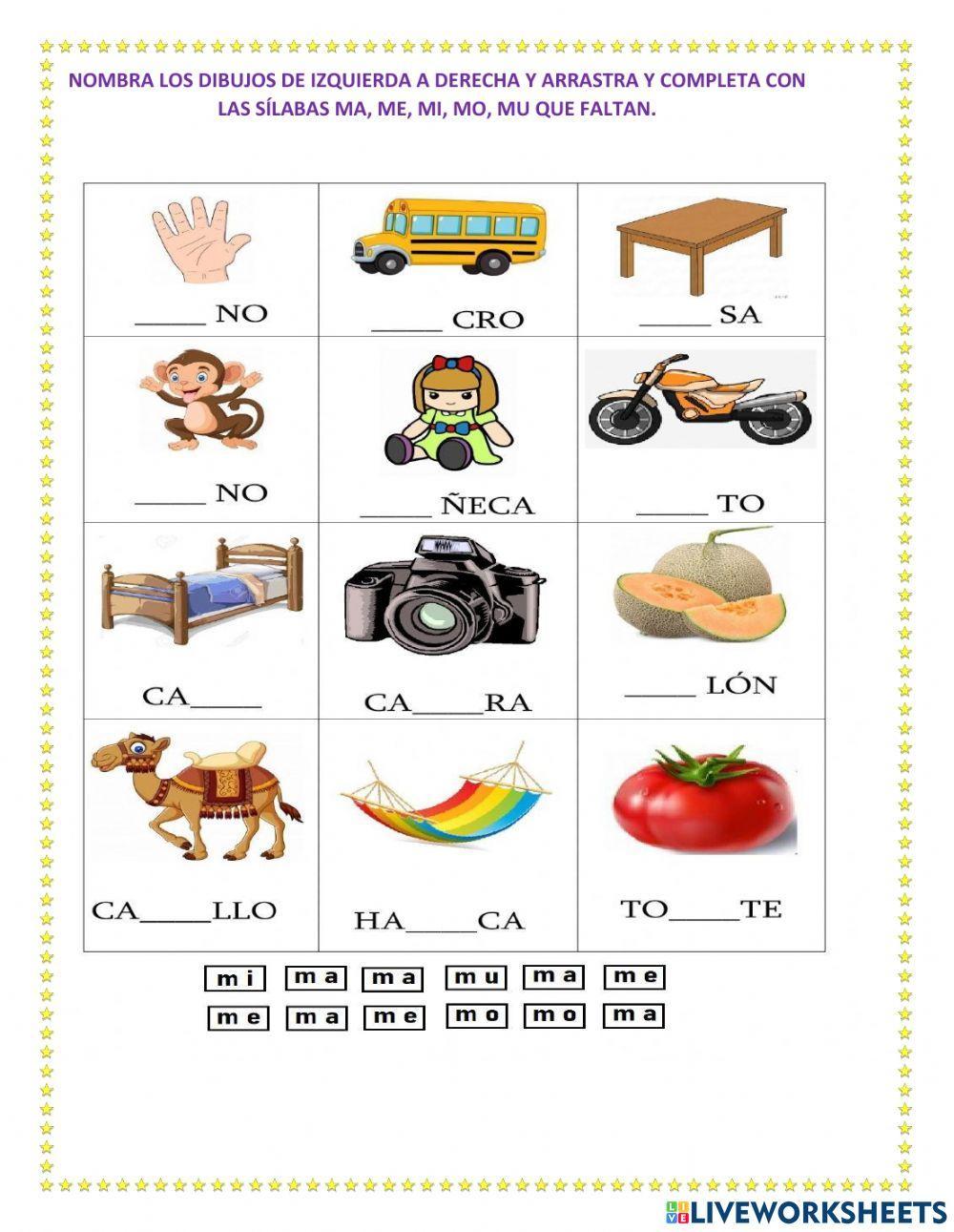 Proceso de hablar con el fonema m
