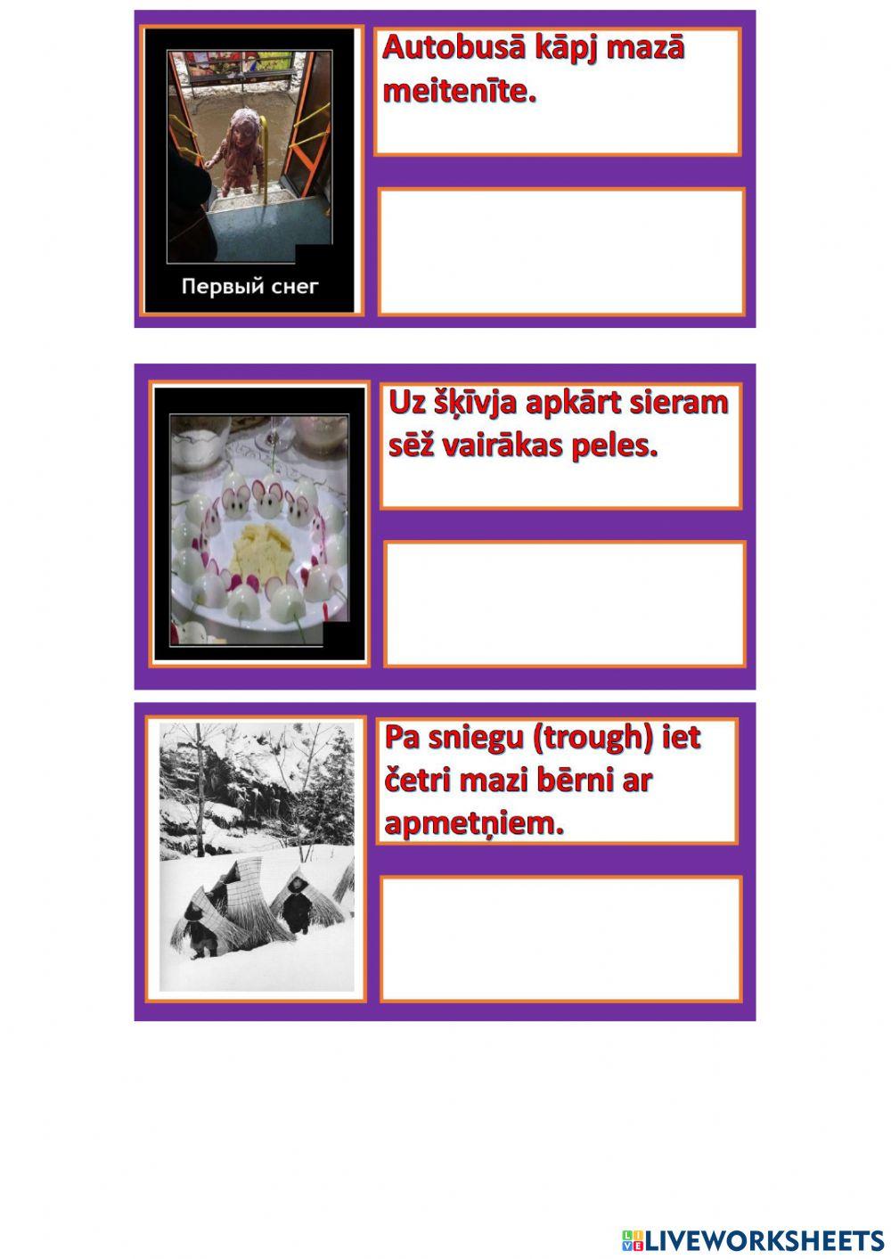 Sentence translation LV-ENG