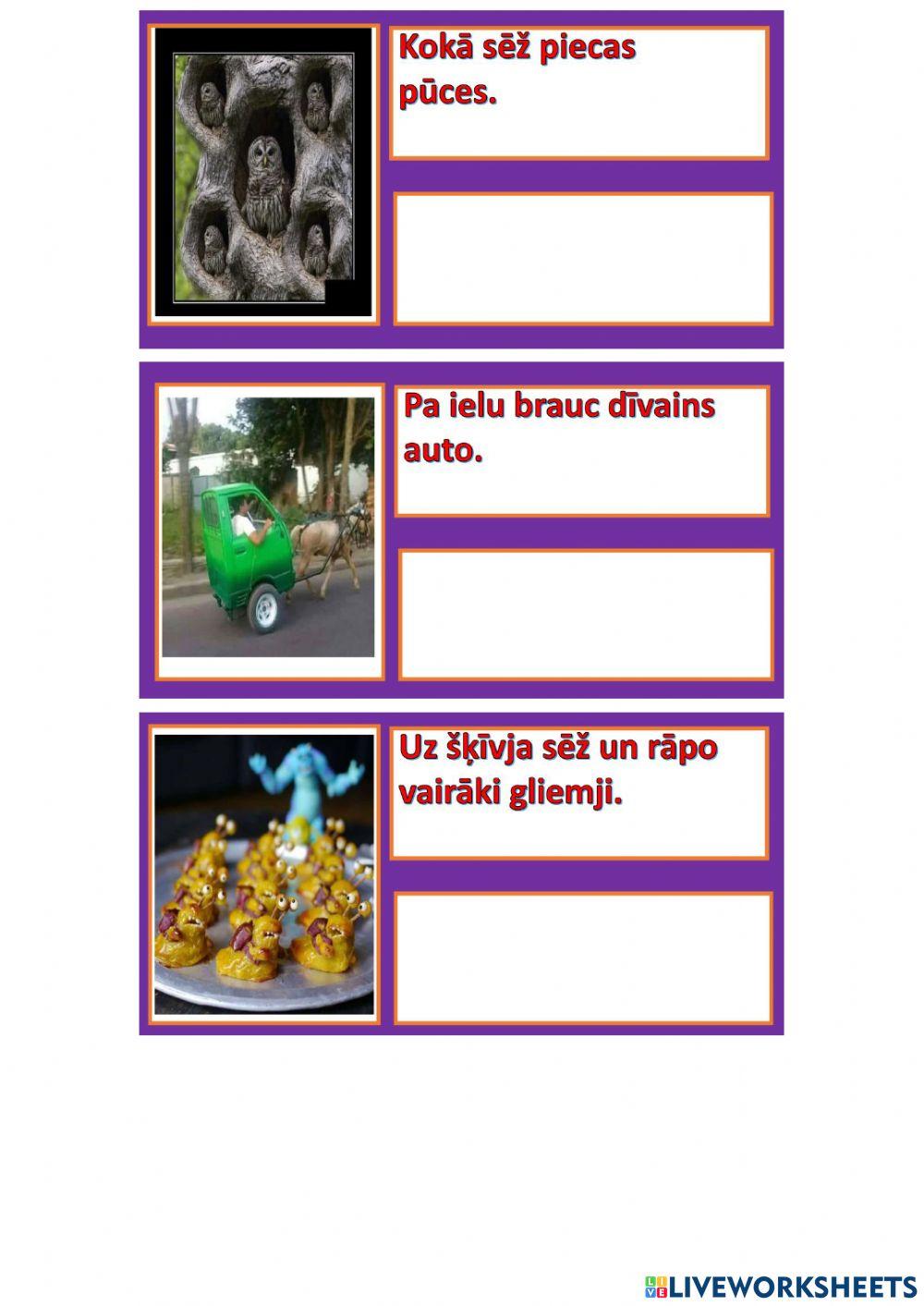 Sentence translation LV-ENG