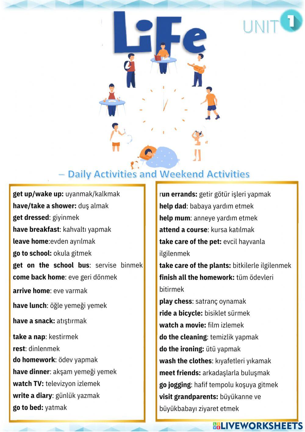 Unit 1-life study notes