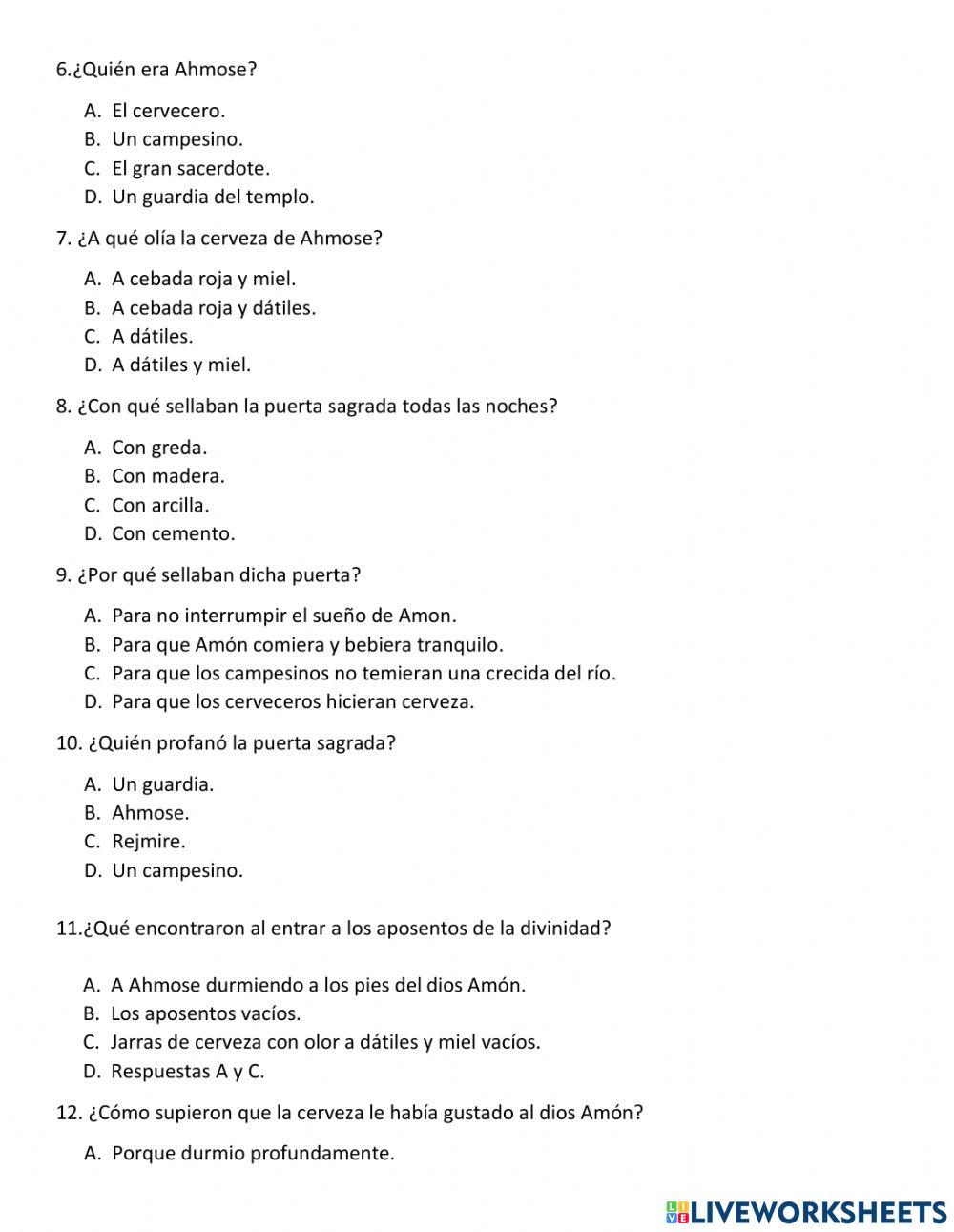 Cerveza para el dios Amon