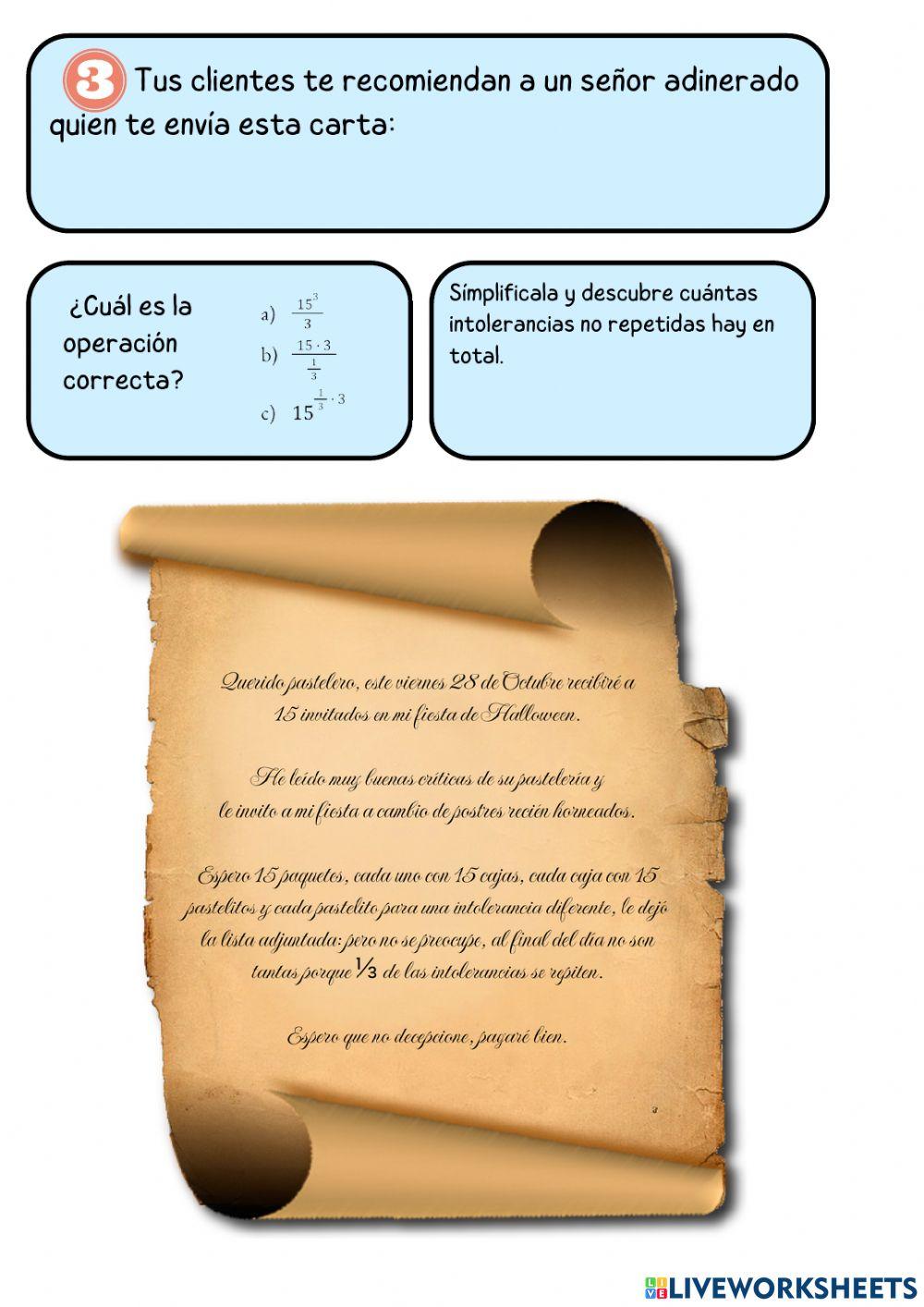 Potencias & Pasteles