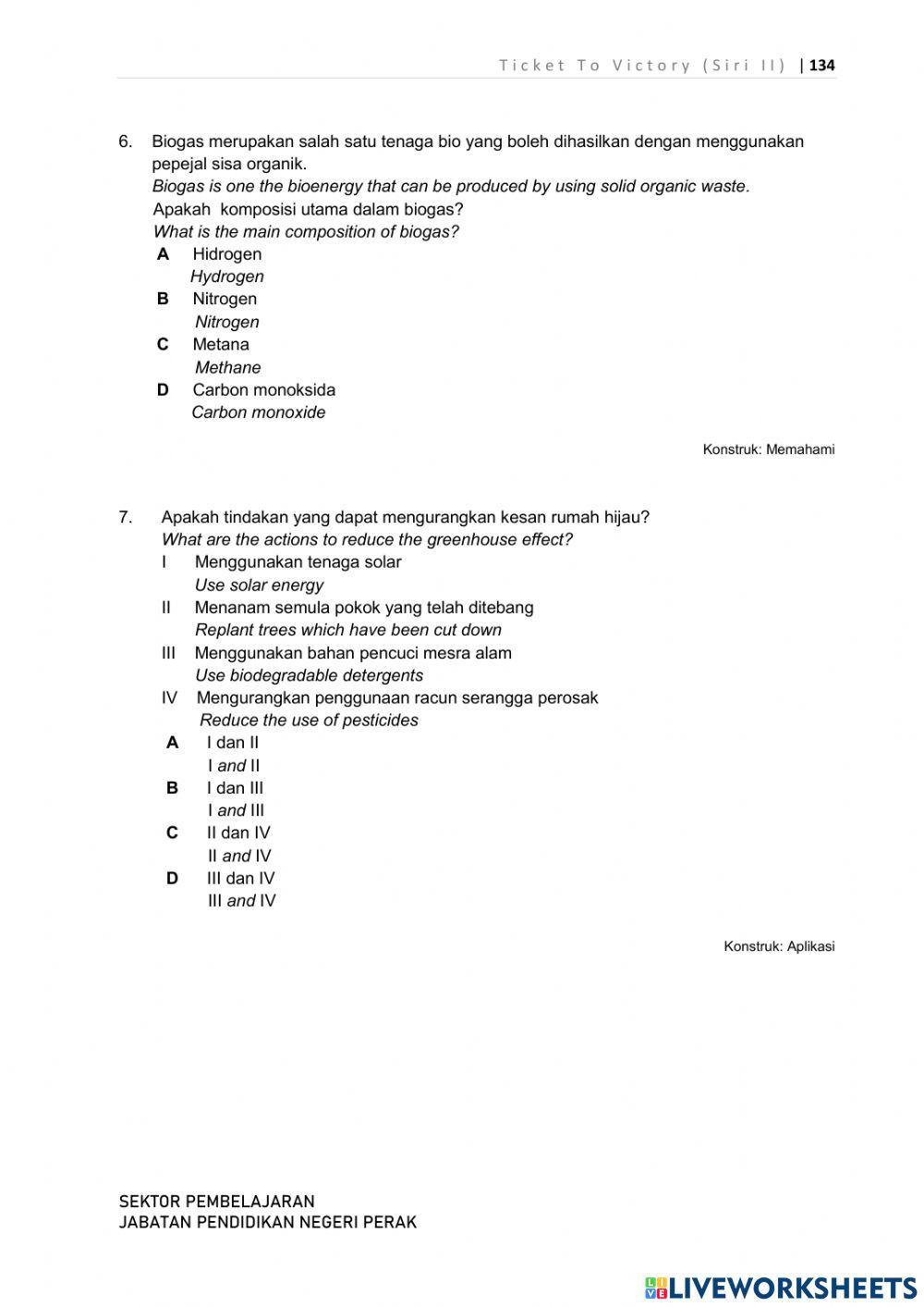 TTVP Biologi T5 Bab 10 Kelestarian Alam Sekitar