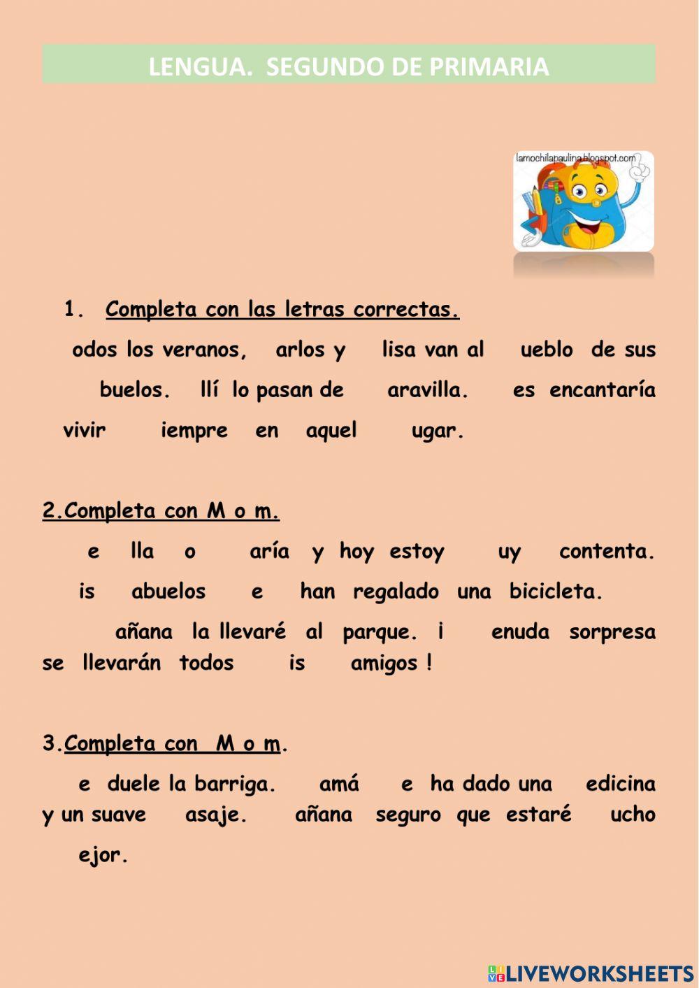 La mayúscula y la sílaba