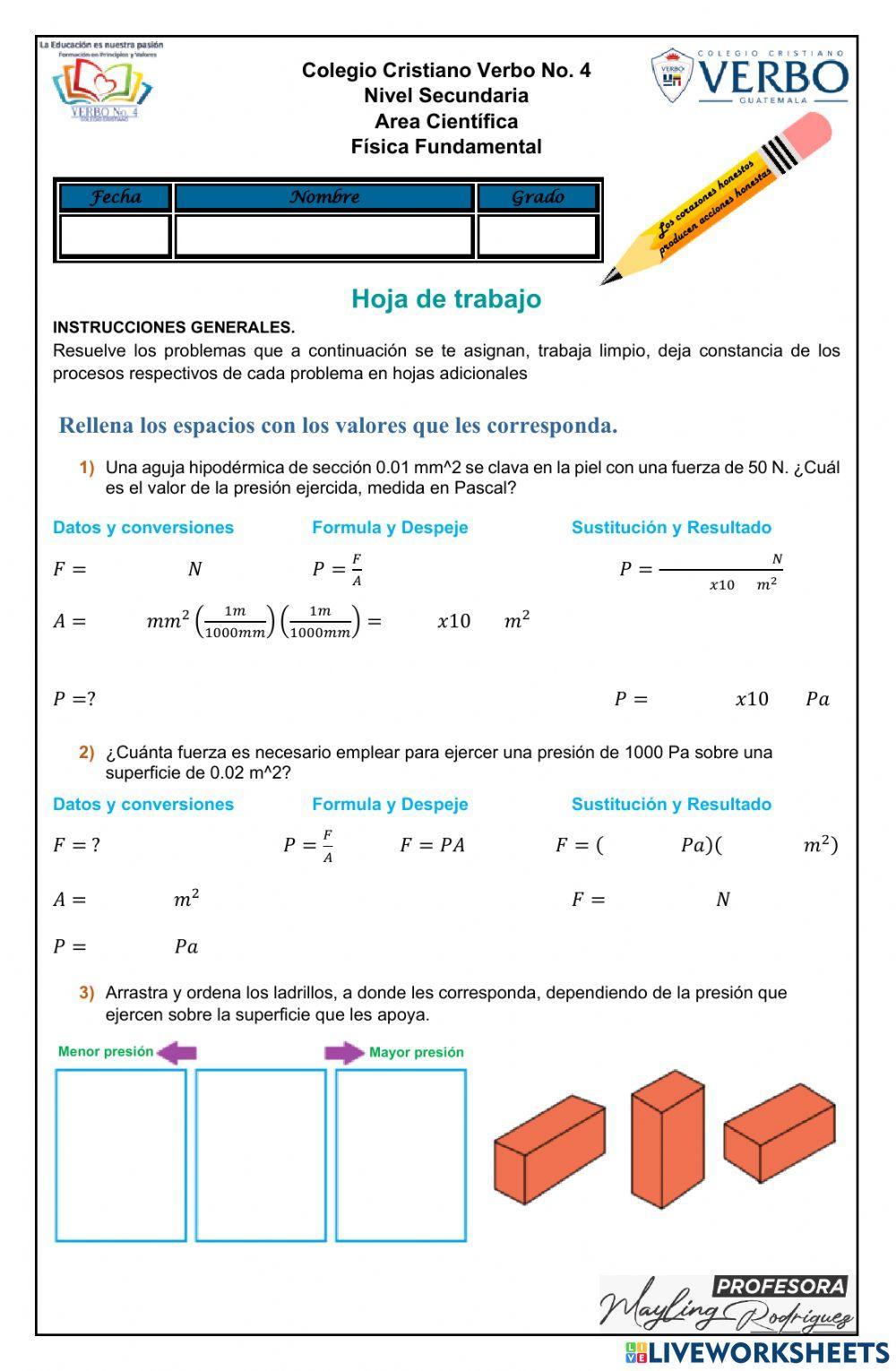 Presión