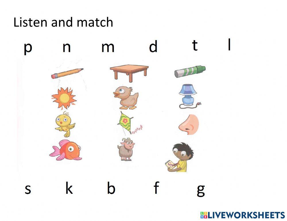 Letter sound- my little island