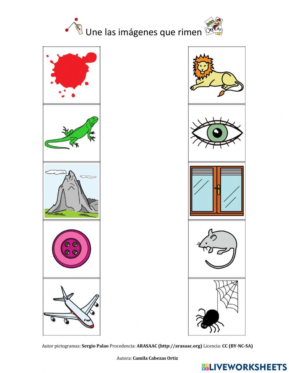 Unimos las palabras que riman