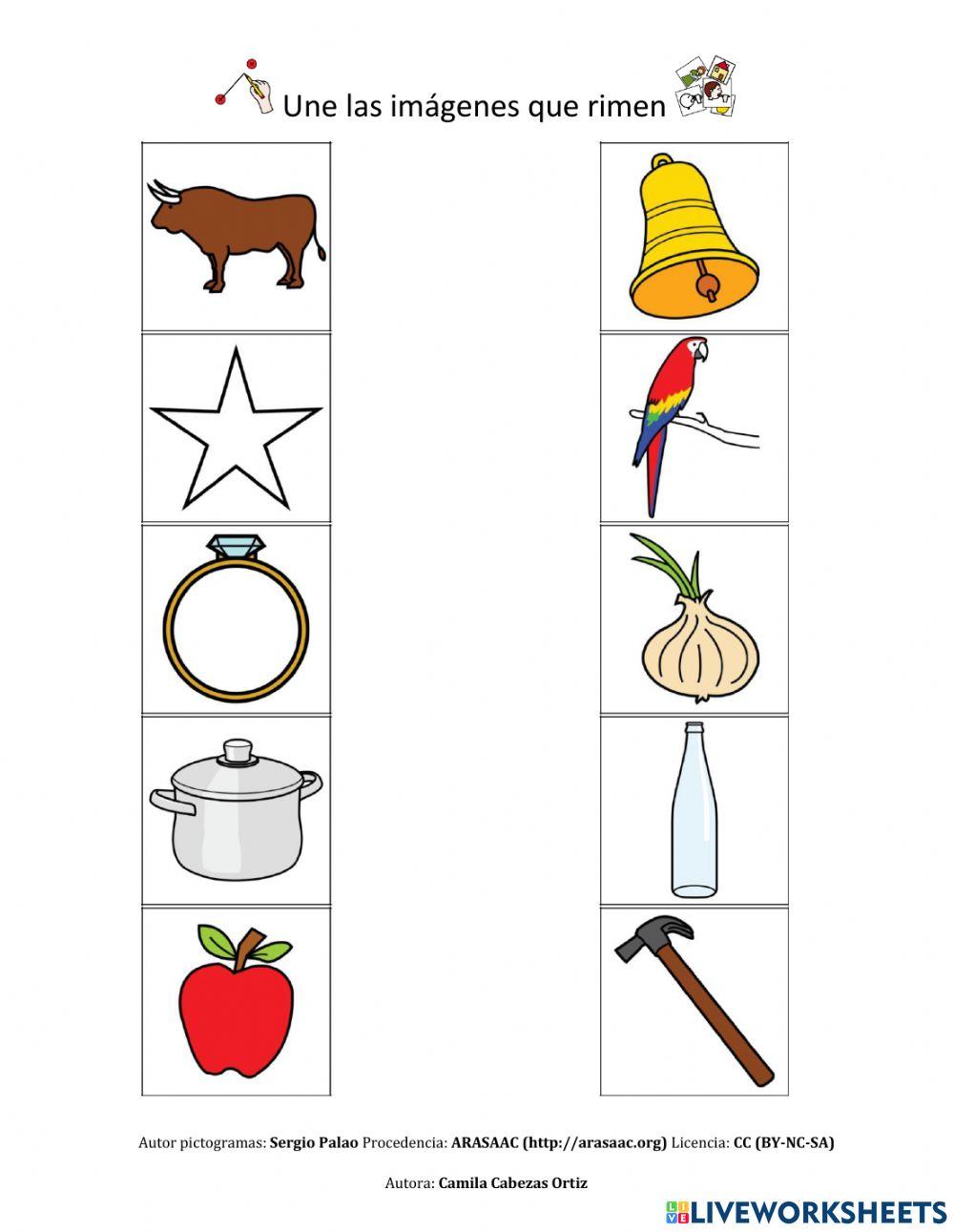 Unimos las palabras que riman