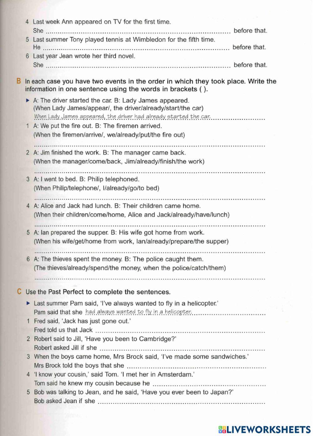 Basic Grammar-19 Past Perfect