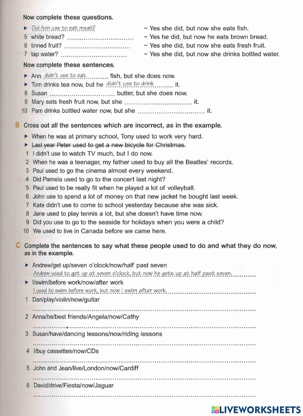 Basic Grammar-20 Used to