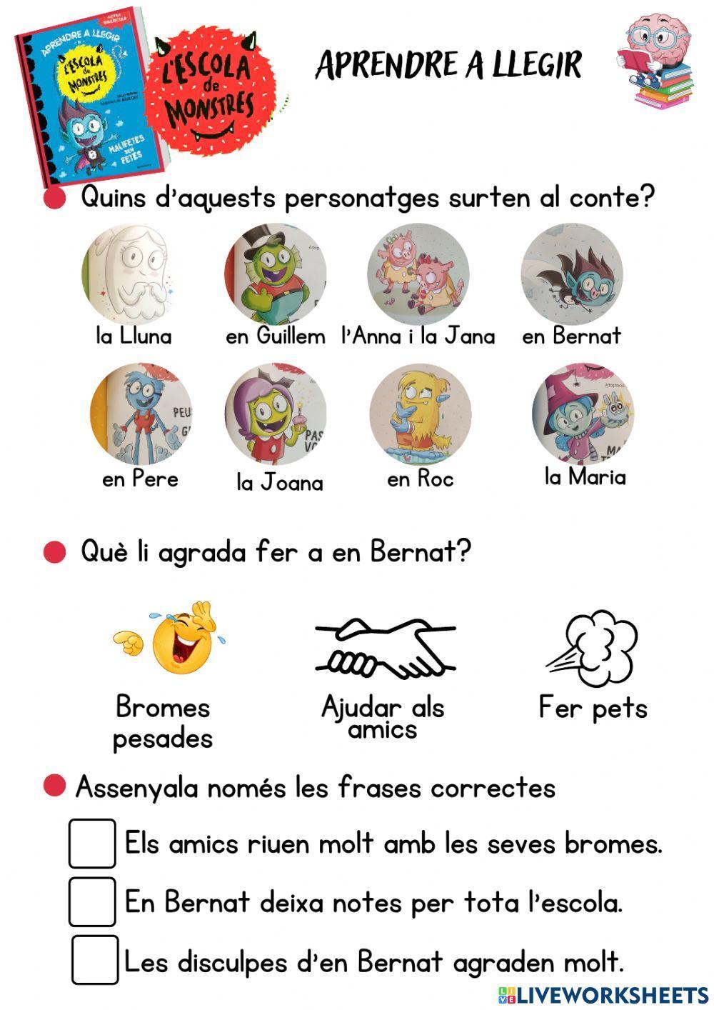 Malifets ben fetes- Escola de monstres