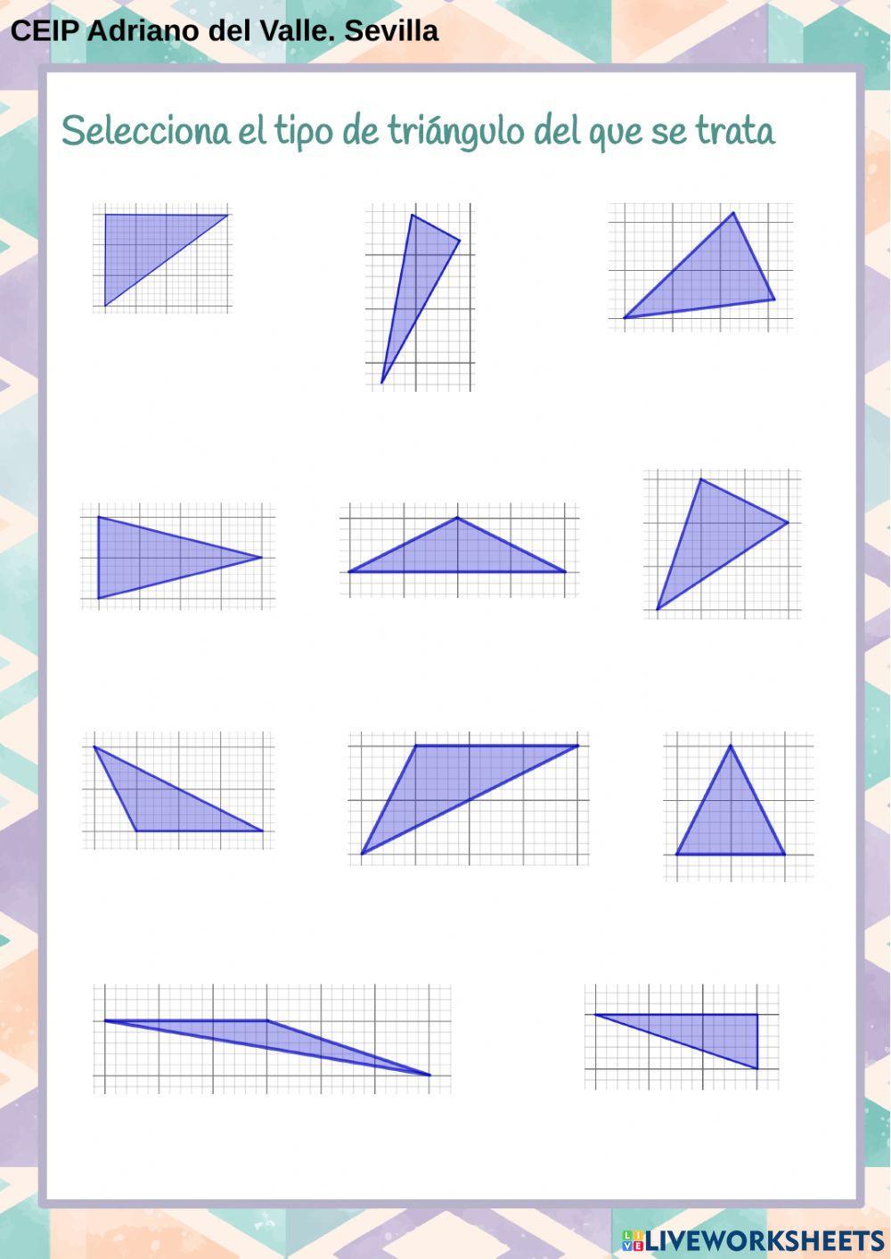 Triángulos según sus ángulos
