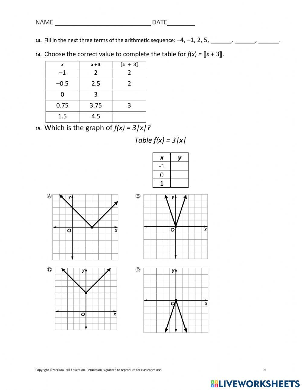 Class Linear And Nonlinear Functions