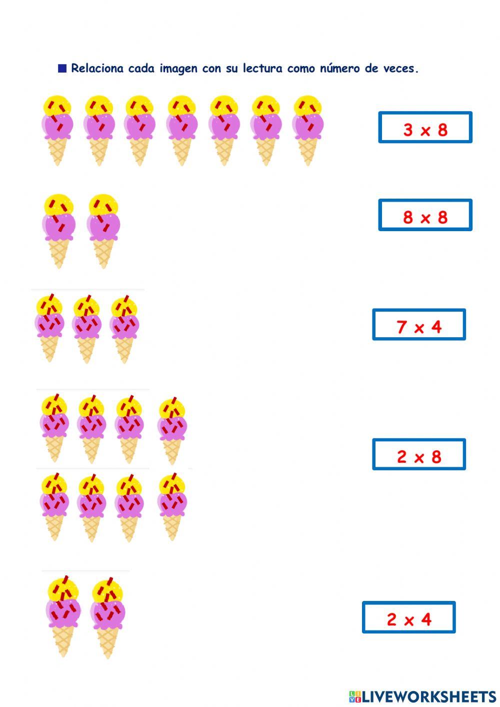 Iniciación multiplicación 4