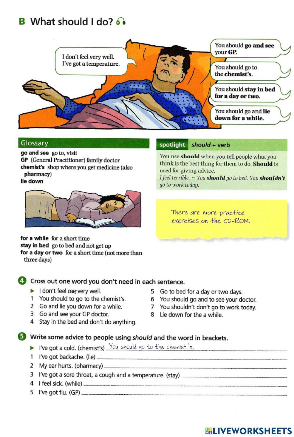 Basic Vocabulary- 22 Ilnesses