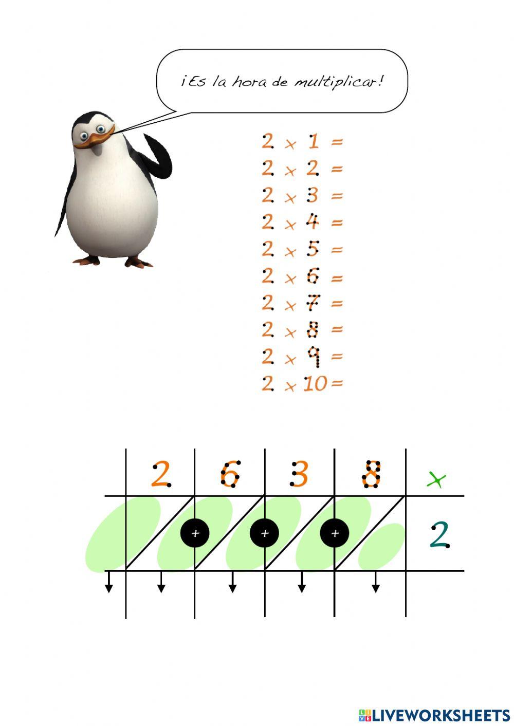 Tabla del 2 Madagascar