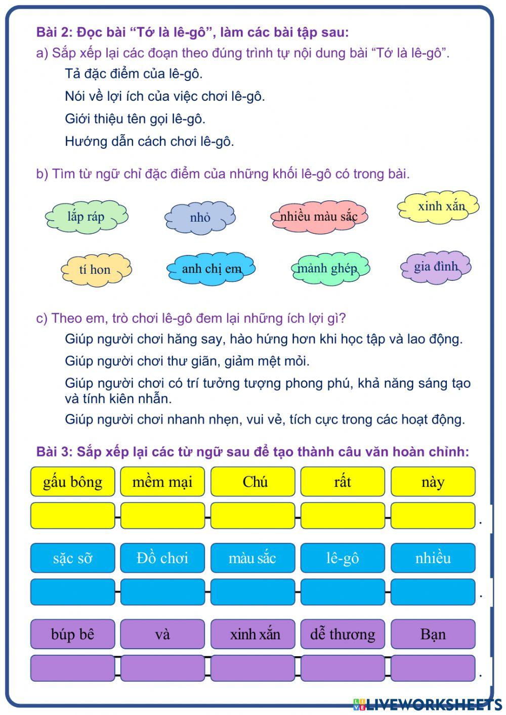 Tiếng Việt 2 (Tuần 12)