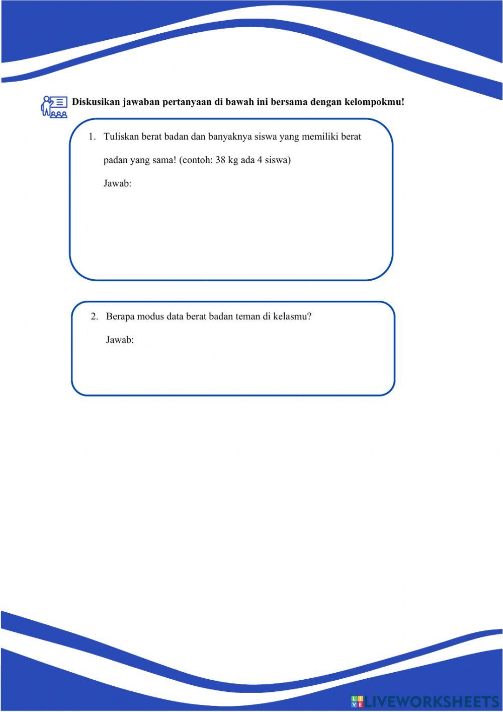 Lembar Kerja Peserta Didik Modus