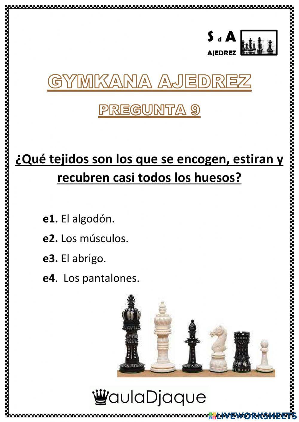Gymkana ajedrez 1