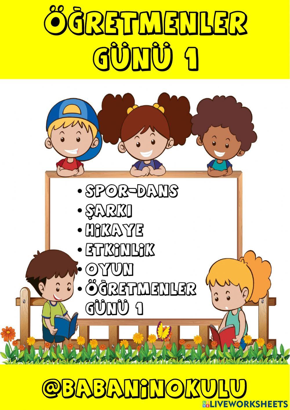 ÖĞRETMENLER GÜNÜ-1 ÖĞRETMENLER GÜNÜ-1