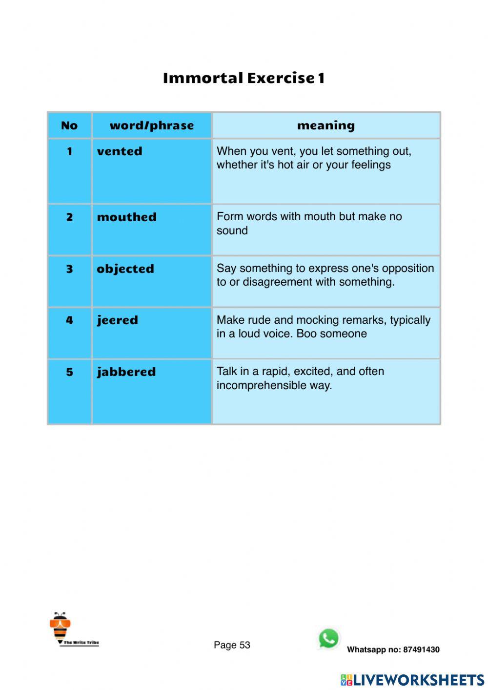 Ultimate Speech Tags Grandmaster + Immortal Exercises