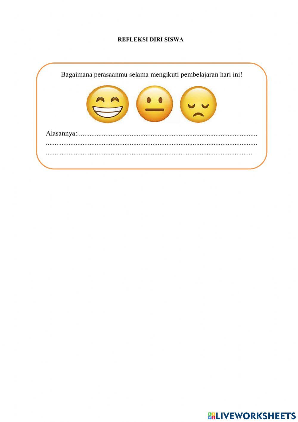 Soal Evaluasi Kebersihan di sekolah