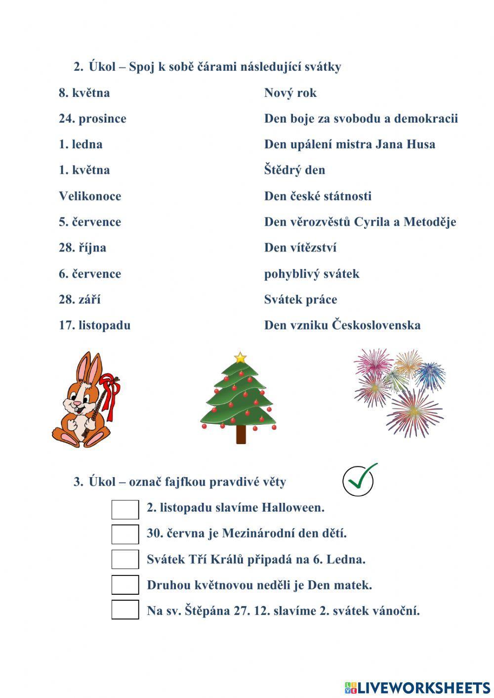 Státní svátky a pranostiky