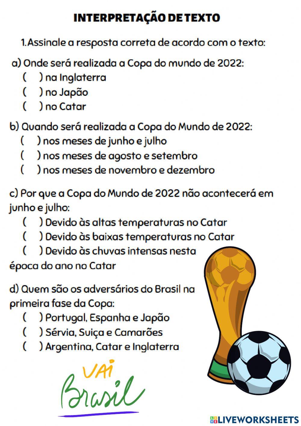 Interpretação Copa do Mundo