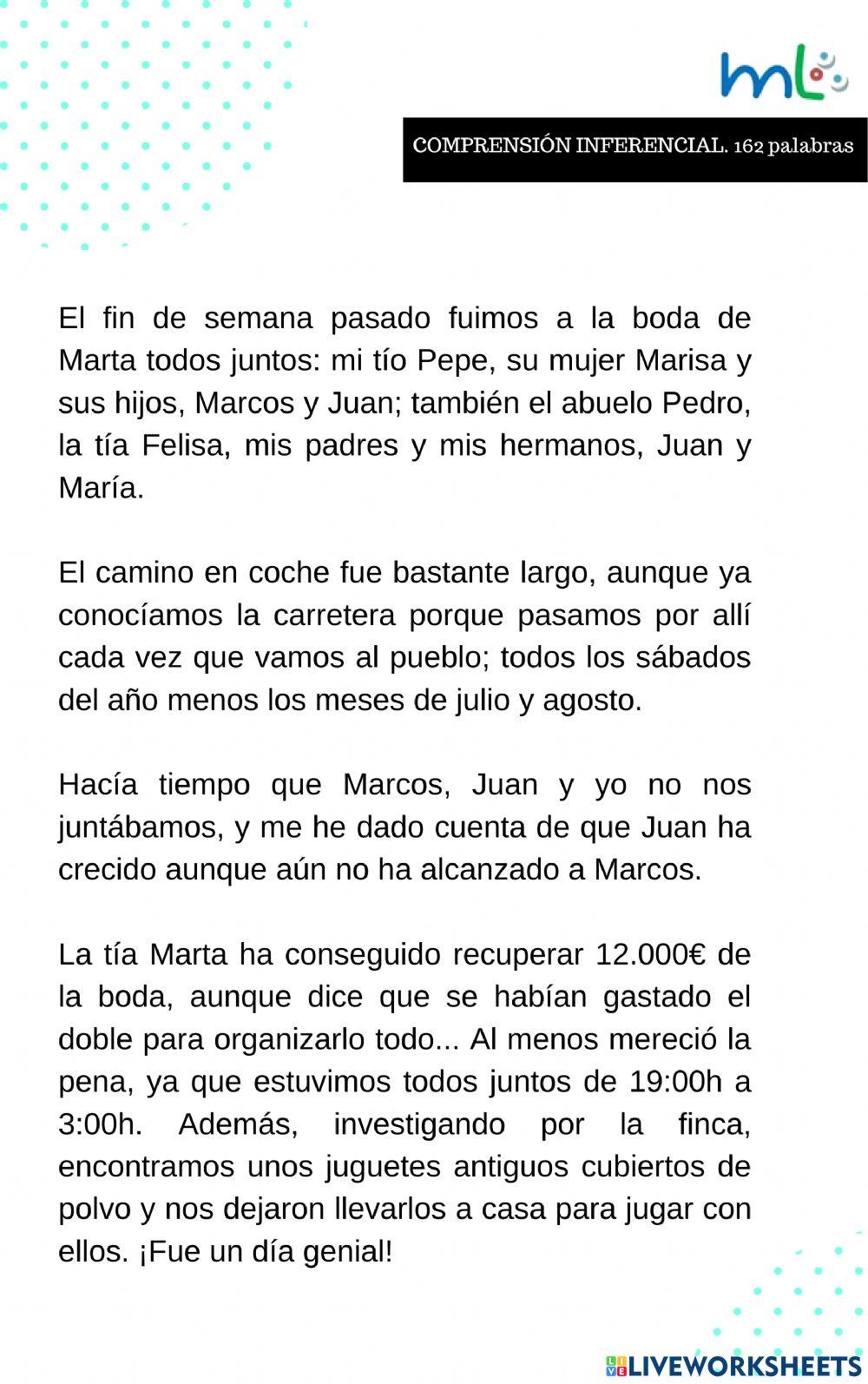 Comprensión lectora