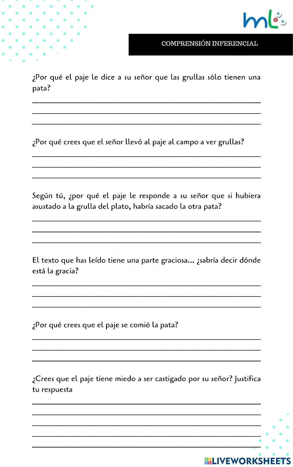 Comprensión lectora