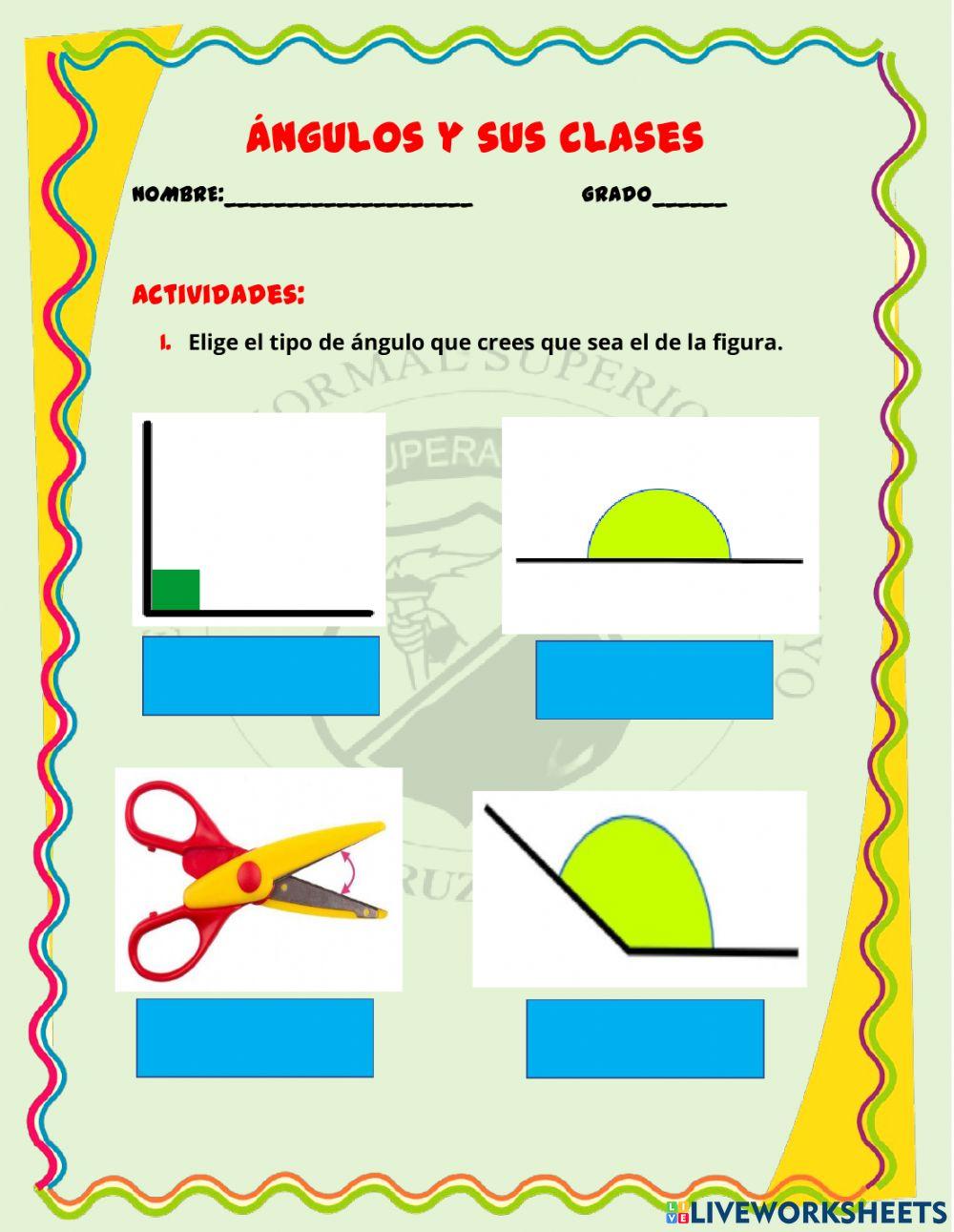 Ángulos y sus Clases