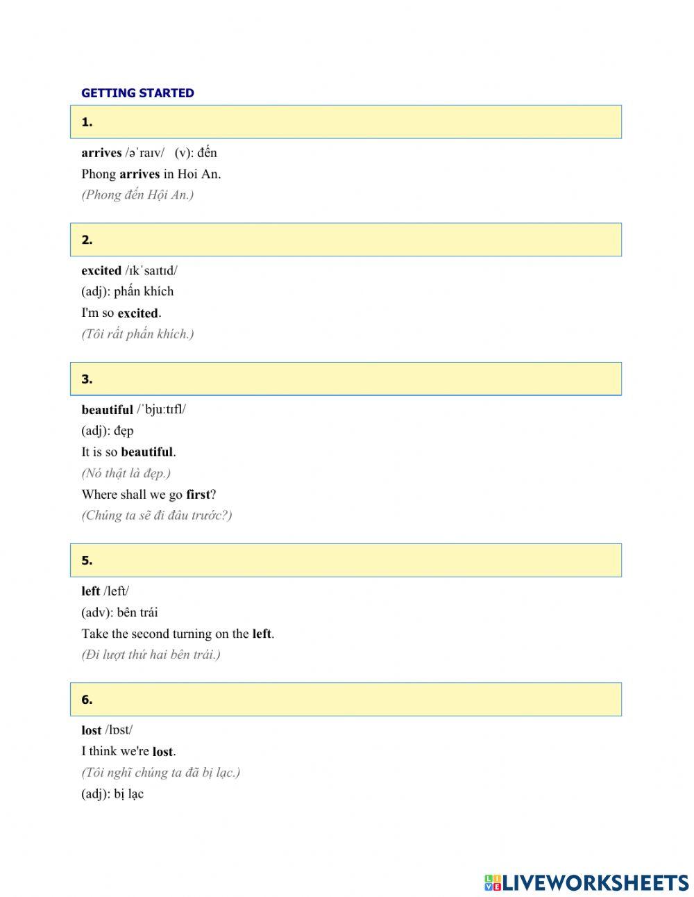 Grade 6 free online activity | Live Worksheets
