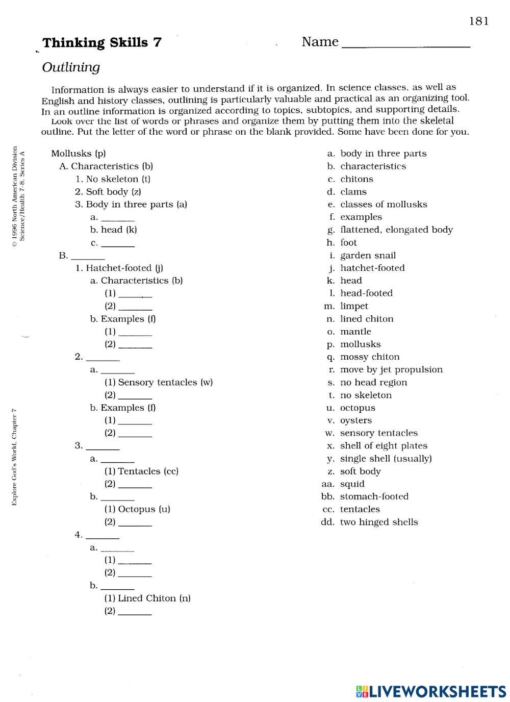 Thinking Skill chapter 7