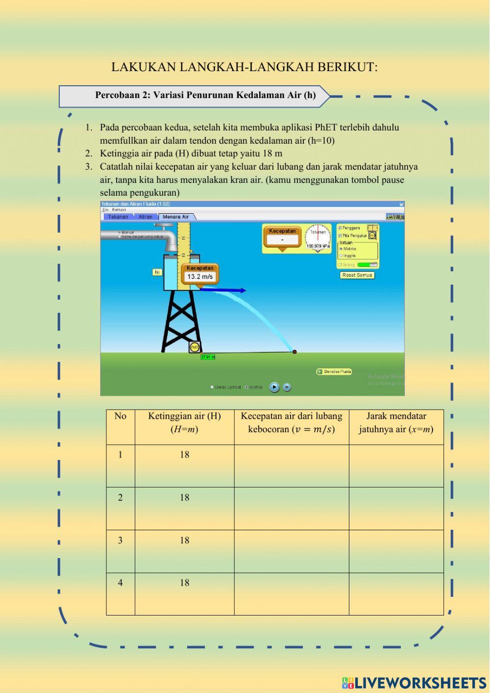 Persamaan torricelli