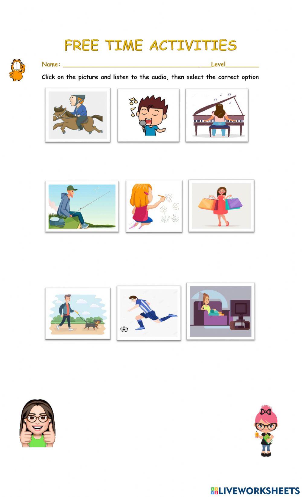 Free time activities