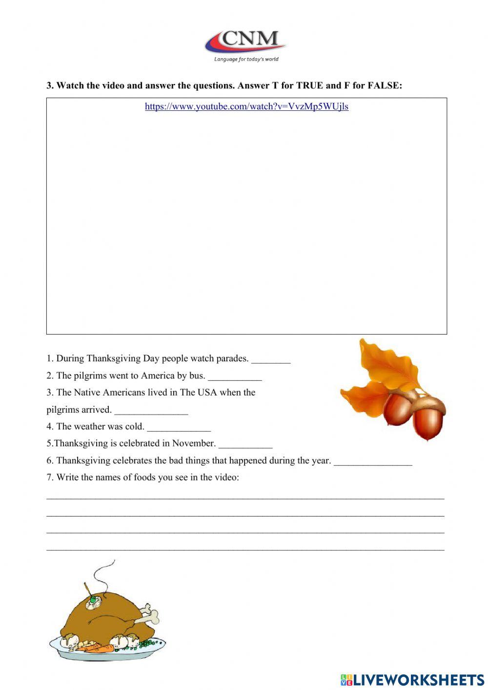 Thanksgiving History