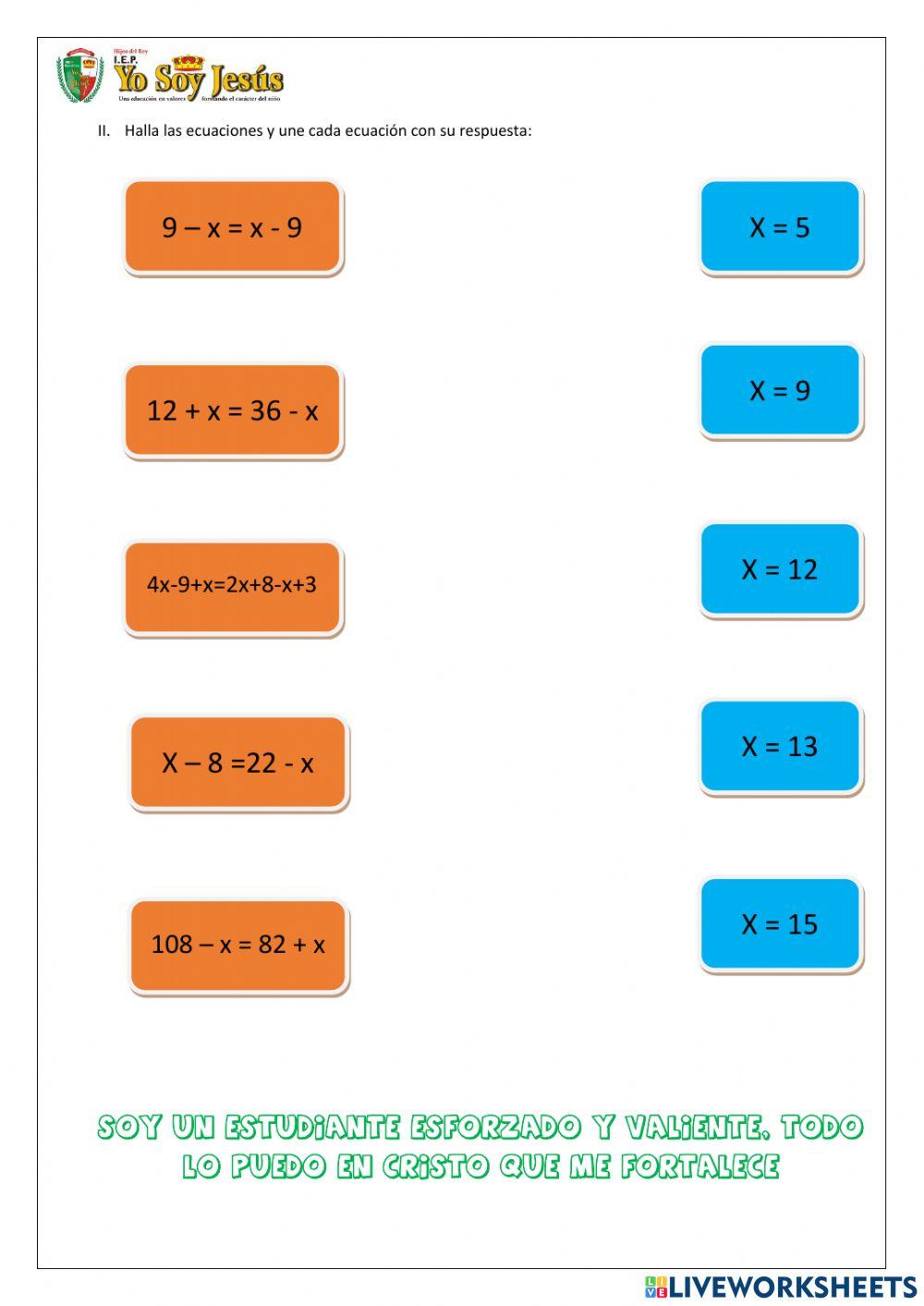 Examen de razonamiento matemático