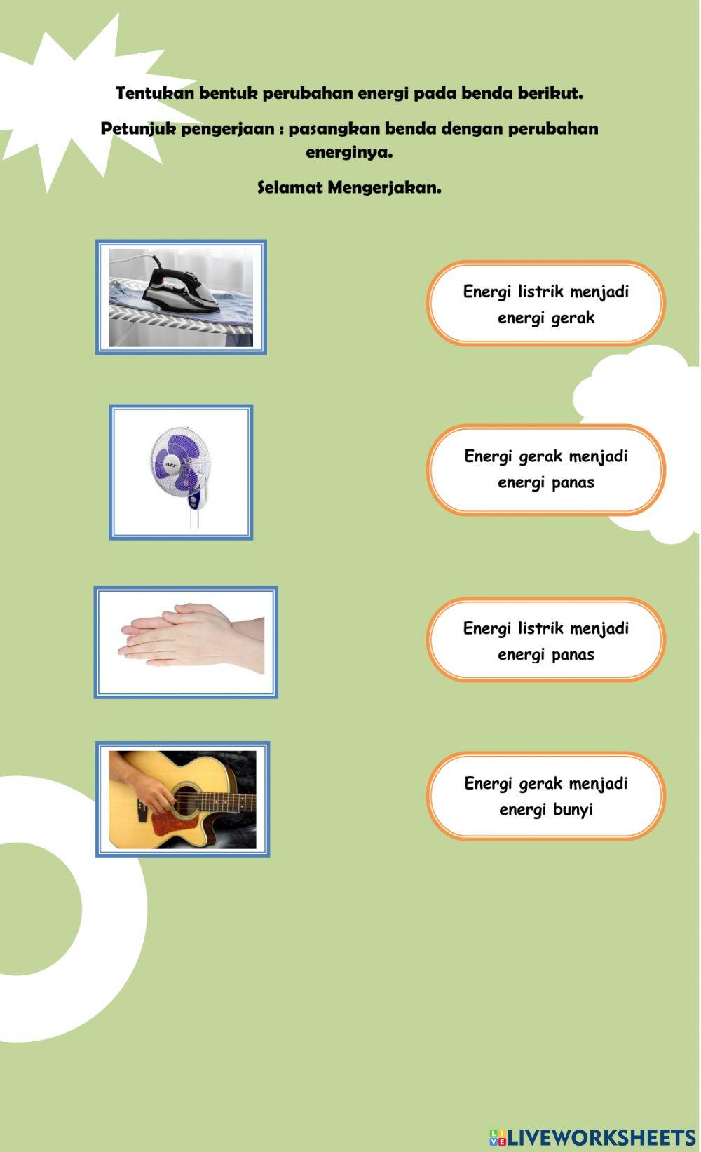 Bentuk Energi dan Perubahannya