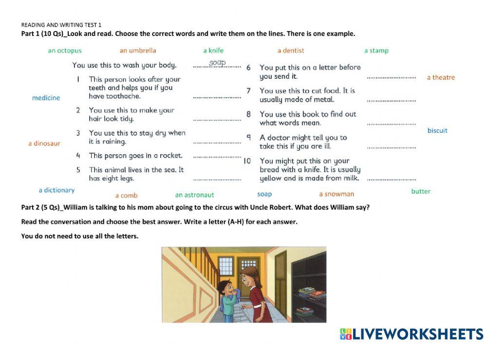 Fff reading and writing
